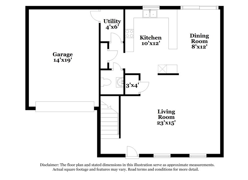 1,825/Mo, 2627 Marmac Rd Charlotte, NC 28208 Floor Plan View