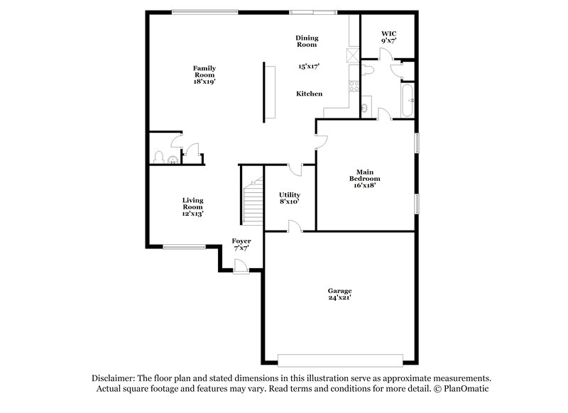 2,305/Mo, 9303 John Russell Road Charlotte, NC 28215 Floor Plan View