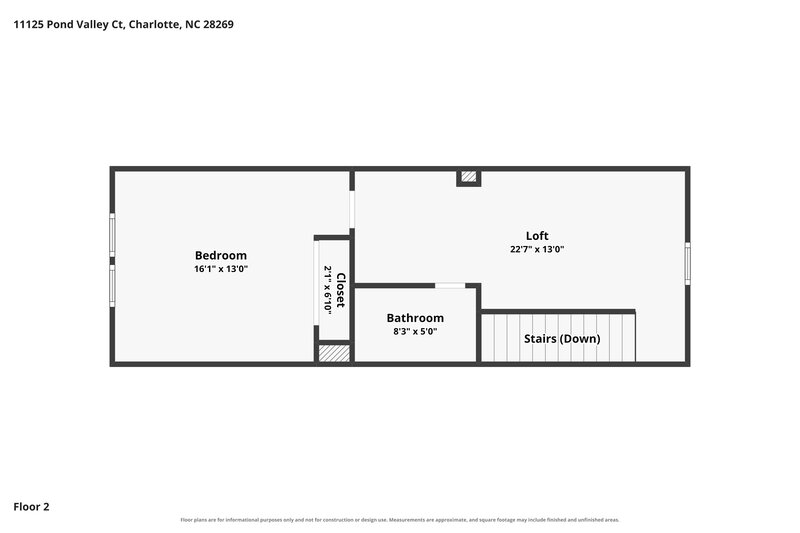 2,385/Mo, 11125 Pond Valley Ct Charlotte, NC 28269 Floor Plan View 2