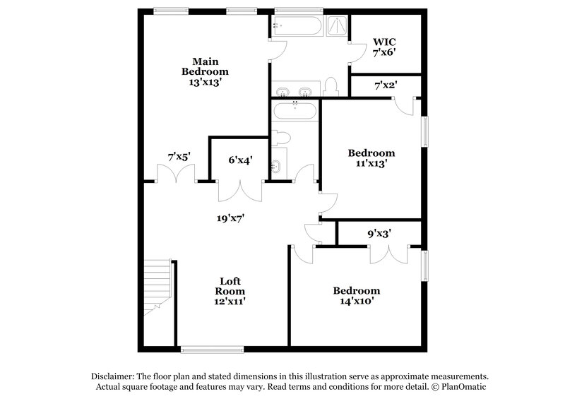 1,915/Mo, 12627 Oakton Hunt Drive Charlotte, NC 28262 Floor Plan View 2