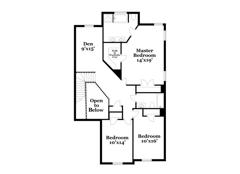 2,040/Mo, 3834 Pauline Ln Charlotte, NC 28216 Floor Plan View 2