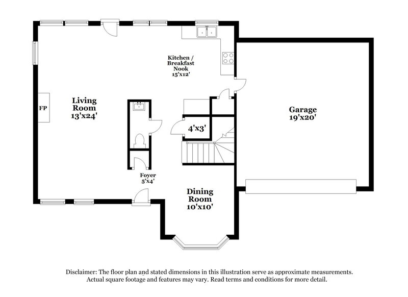 3,220/Mo, 5727 Hedgecrest Pl Charlotte, NC 28269 Floor Plan View