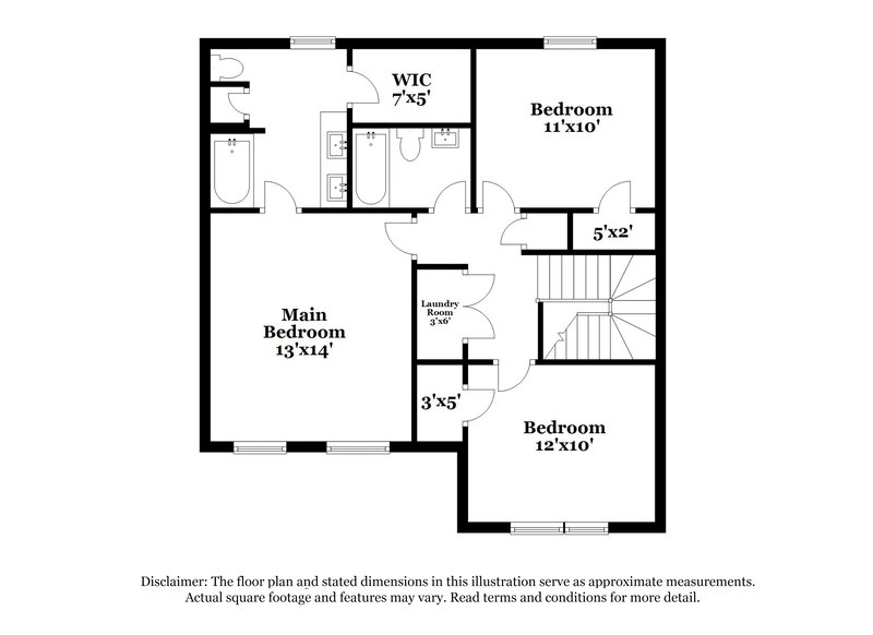 3,220/Mo, 5727 Hedgecrest Pl Charlotte, NC 28269 Floor Plan View 2