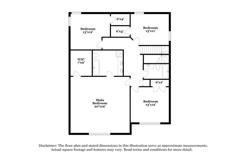 2,070/Mo, 13510 Anne Brower Rd Charlotte, NC 28213 Floorplan View 2