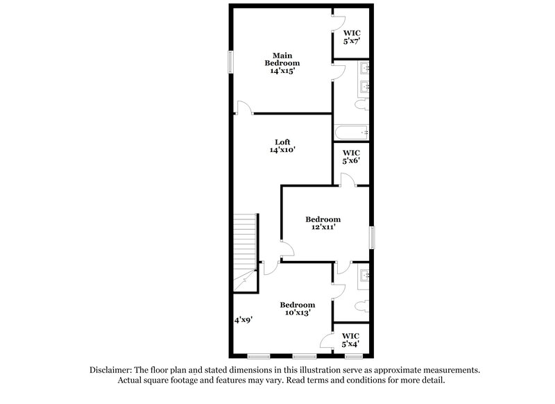 1,900/Mo, 1048 Joselynn Dr Gastonia, NC 28054 Floorplan View 2