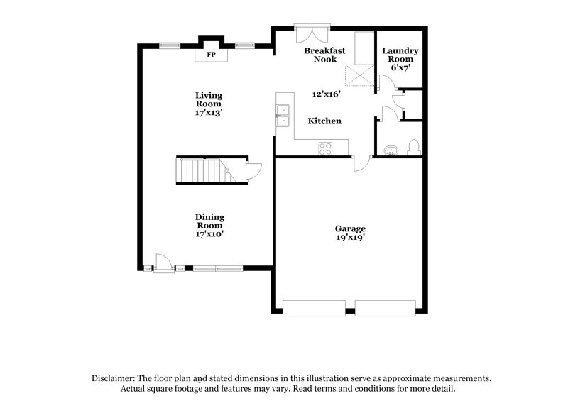 2,125/Mo, 2017 Southwind Dr Charlotte, NC 28216 Floor Plan View