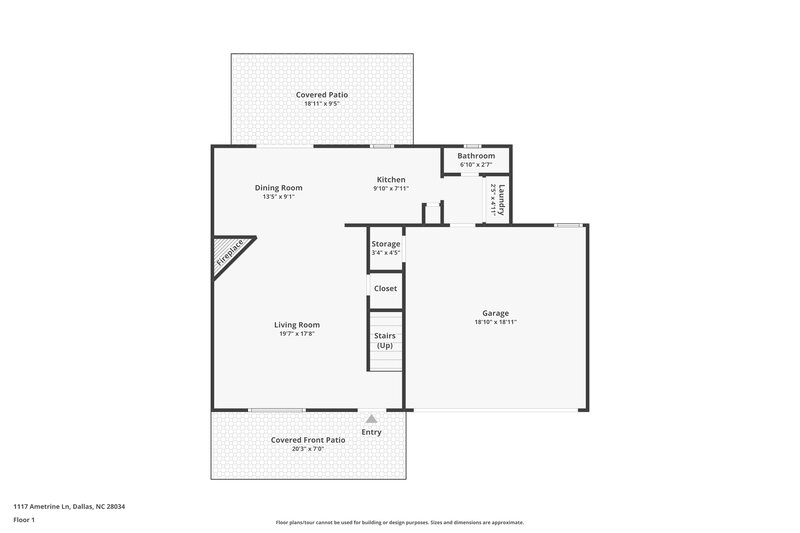1,885/Mo, 1117 Ametrine Ln Dallas, NC 28034 Floor Plan View