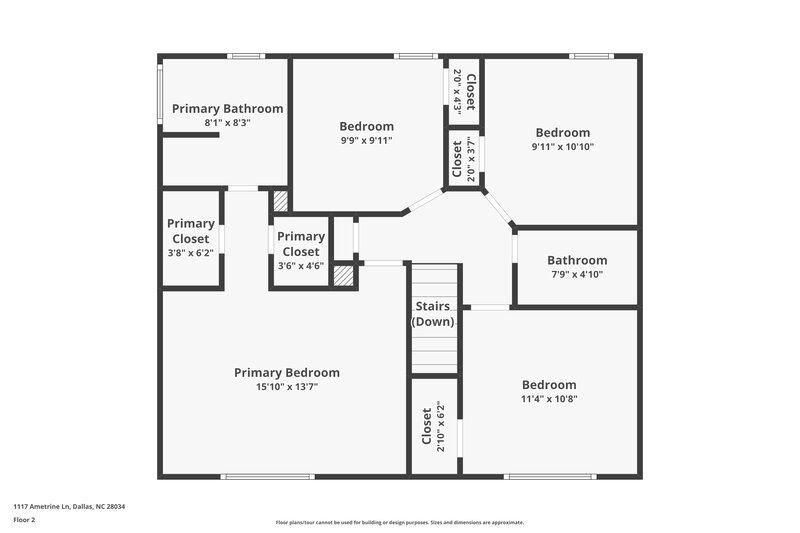 1,885/Mo, 1117 Ametrine Ln Dallas, NC 28034 Floor Plan View 2