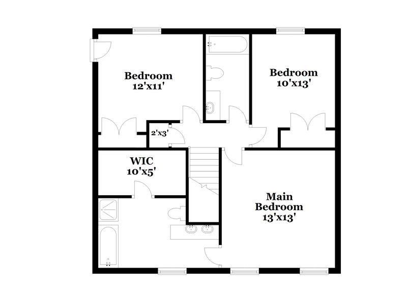 2,215/Mo, 14219 Riding Hill Ave Charlotte, NC 28213 Floor Plan View 2