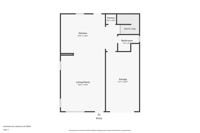 1,780/Mo, 252 Ranlo Ave Gastonia, NC 28054 Floor Plan View