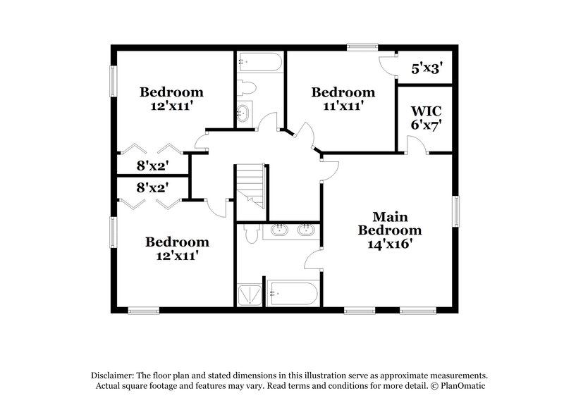 2,235/Mo, 3804 Larkhaven Village Drive Charlotte, NC 28215 Floor Plan View 2