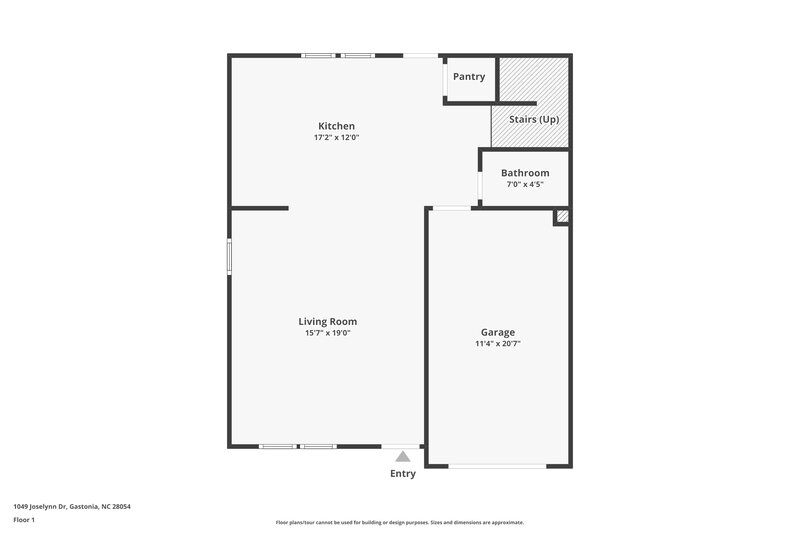 1,865/Mo, 1049 Joselynn Dr Gastonia, NC 28054 Floor Plan View