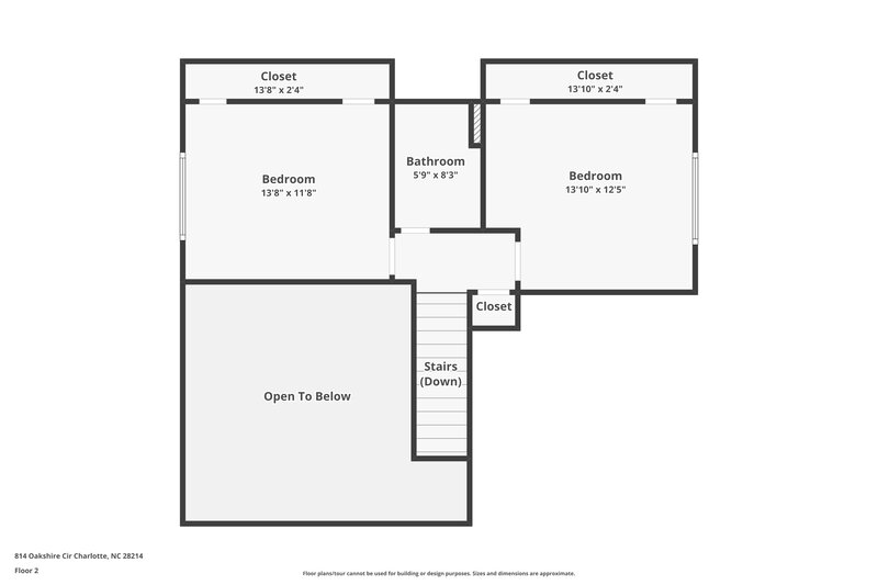 1,830/Mo, 814 Oakshire Cir Charlotte, NC 28214 Floorplan View 2