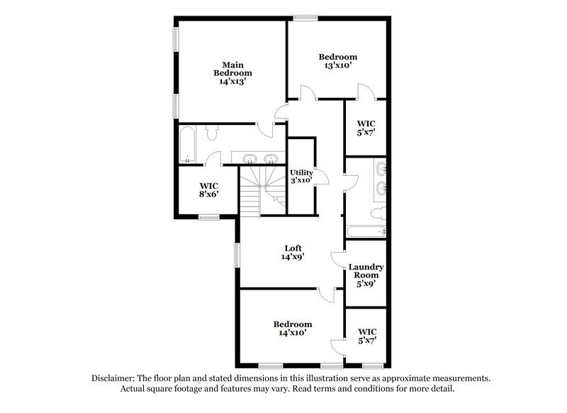 2,590/Mo, 630 Mountain Quail Drive Charlotte, NC 28216 Floor Plan View