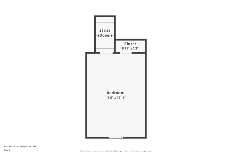 2,010/Mo, 5001 Shocco Ln Charlotte, NC 28215 Floorplan View 2