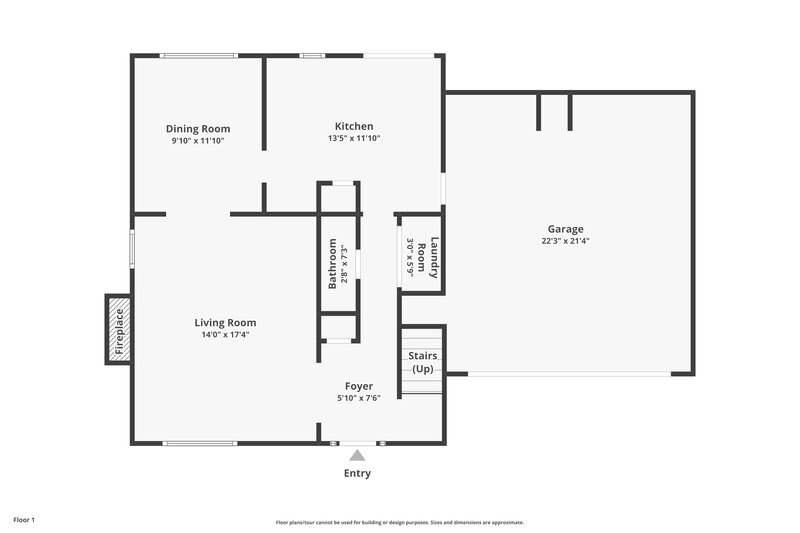 2,020/Mo, 9527 Chastain Walk Drive Charlotte, NC 28216 Floor Plan View