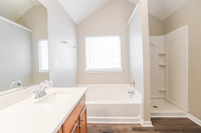 1,950/Mo, 929 Grass Hollow Charlotte, NC 28216 Main Bathroom View