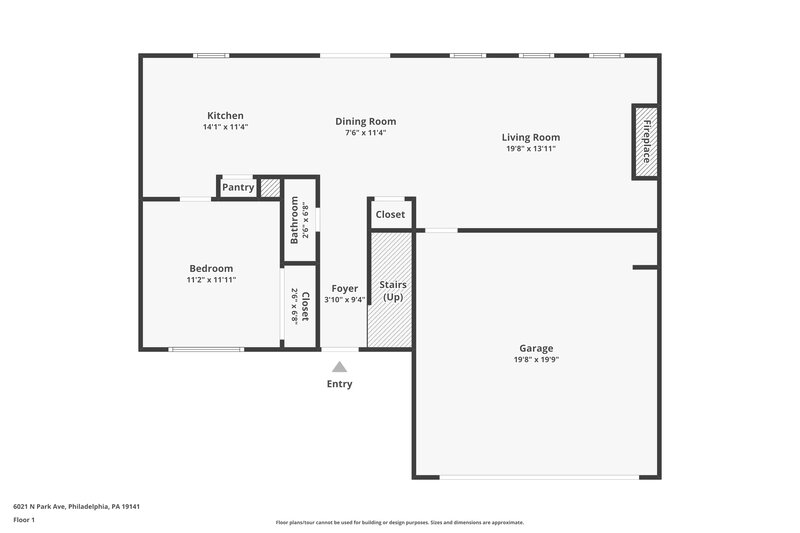 2,250/Mo, 6021 Pennycross Lane Charlotte, NC 28216 Floor Plan View