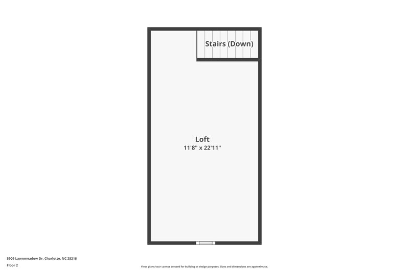 1,940/Mo, 5909 Lawnmeadow Drive Charlotte, NC 28216 Floor Plan View 2