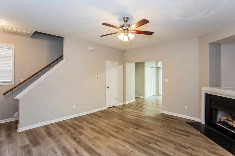 1,770/Mo, 2642 Oasis Lane Charlotte, NC 28214 Living Room View