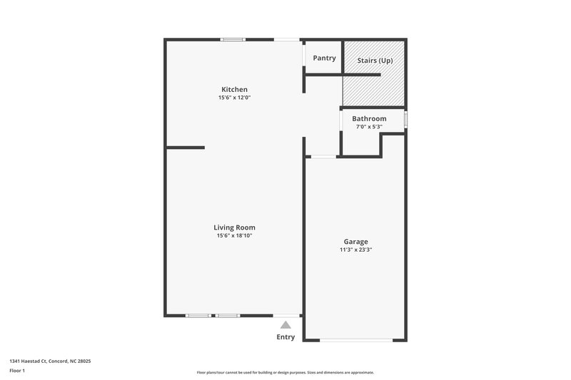 1,885/Mo, 1341 Haestad Ct Concord, NC 28025 Floor Plan View
