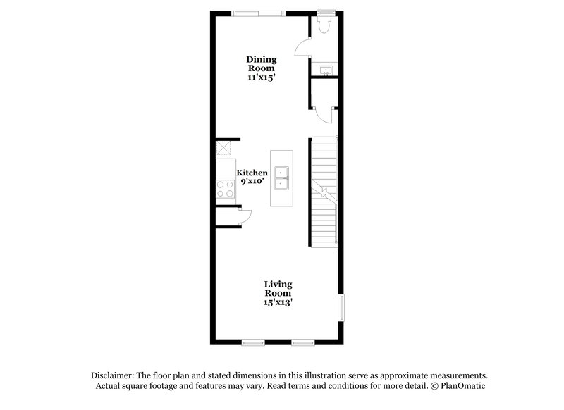 2,100/Mo, 420 Ethridge Place Charlotte, NC 28216 Floor Plan View 3
