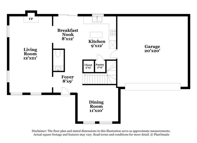 2,730/Mo, 7409 Bulle Rock Ct Charlotte, NC 28216 Floor Plan View