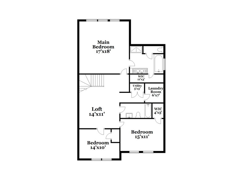 3,360/Mo, 10305 Snowbell Ct Charlotte, NC 28215 Floor Plan View 2