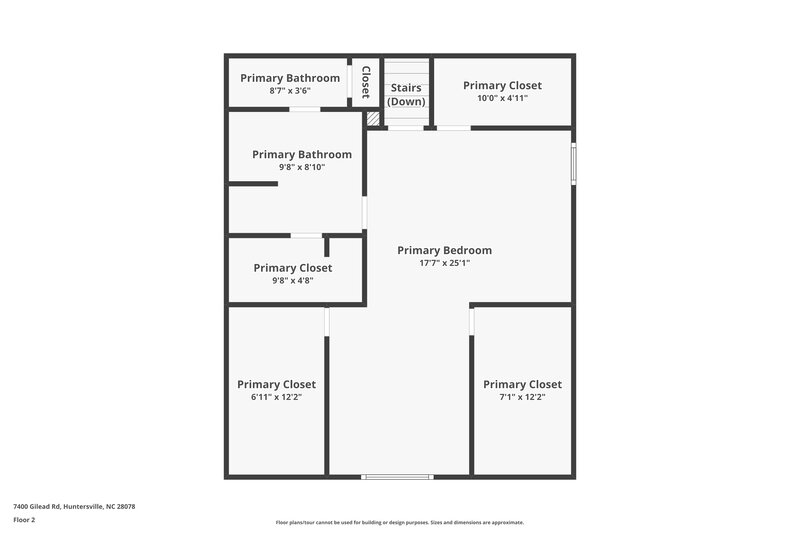 1,975/Mo, 7400 Gilead Rd Huntersville, NC 28078 Floor Plan View 2
