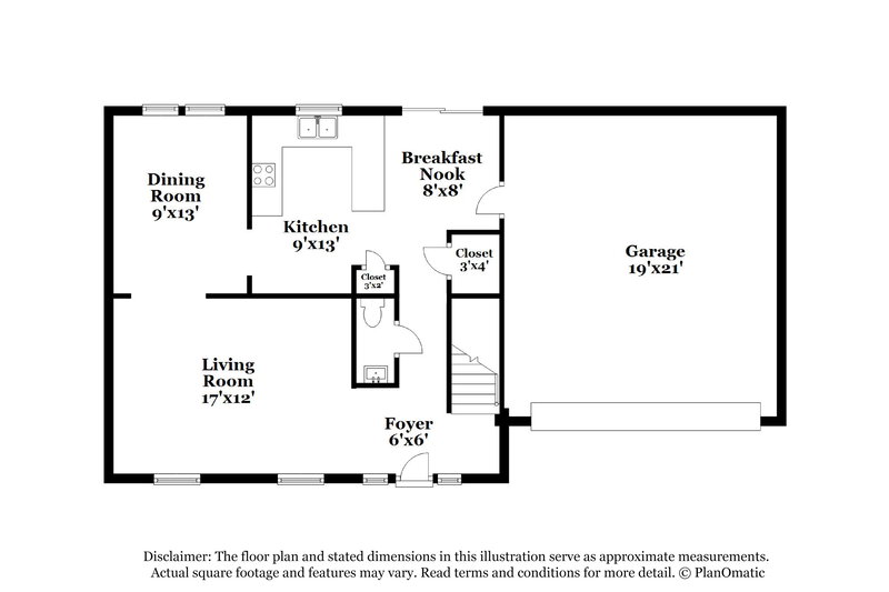 1,915/Mo, 2717 Black Cherry Dr Charlotte, NC 28262 Floor Plan View