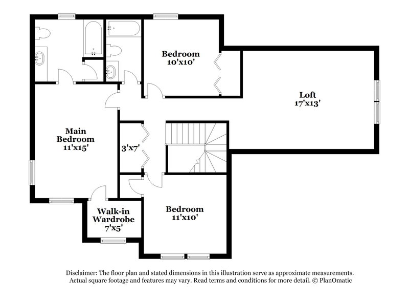 1,980/Mo, 6816 Alydar Ct Charlotte, NC 28216 Floor Plan View 2