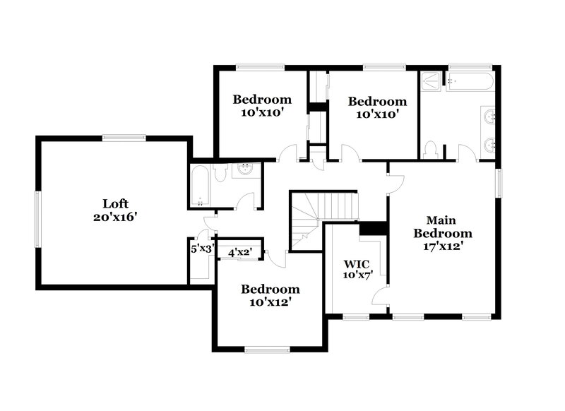 2,250/Mo, 5513 Brook Falls Ct Unit 13 Charlotte, NC 28269 Floor Plan View 2