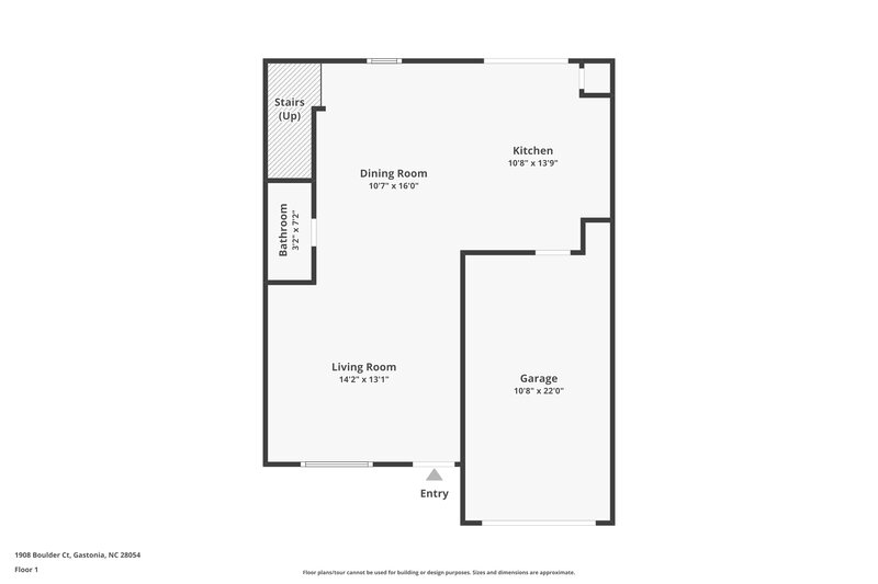 2,450/Mo, 1908 Boulder Ct Gastonia, NC 28054 Floor Plan View