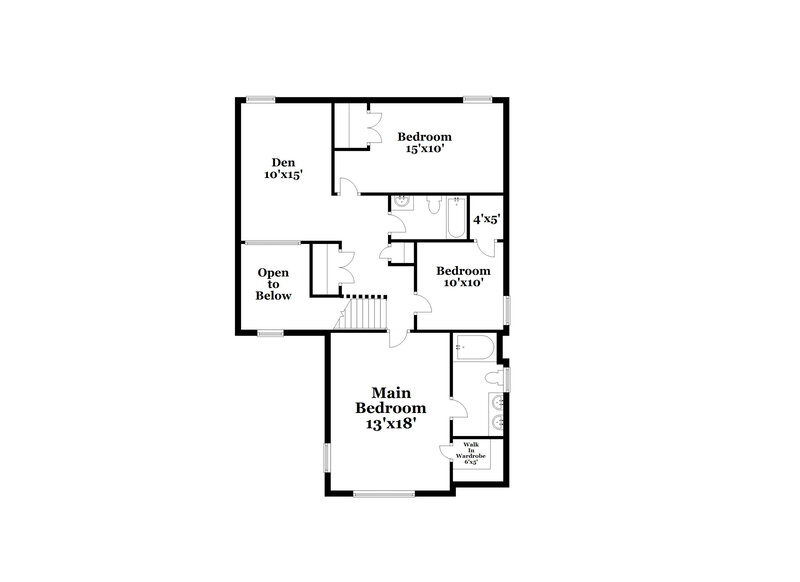 2,305/Mo, 1038 Allegiance Dr Charlotte, NC 28217 Floor Plan View 2