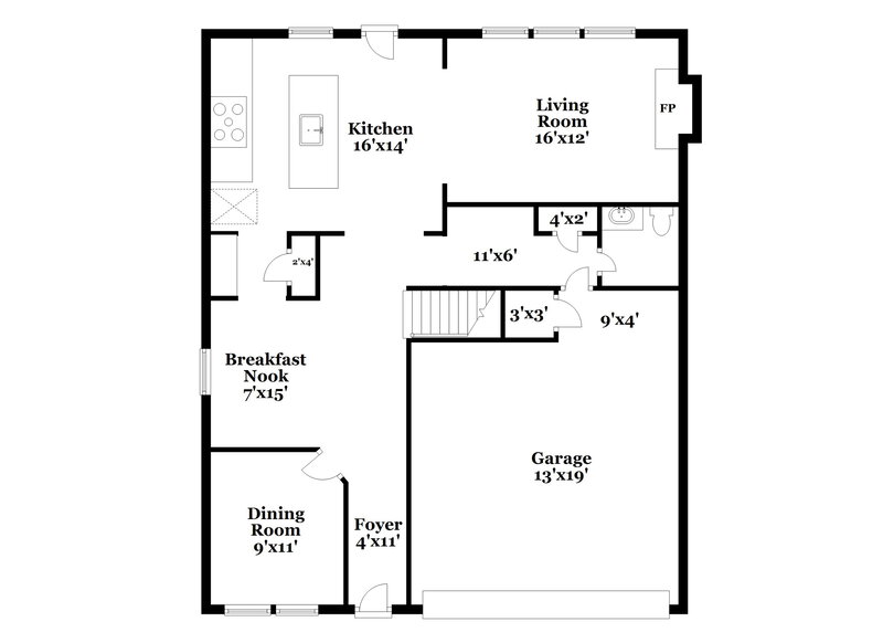 3,410/Mo, 2101 Lake Vista Drive Mount Holly, NC 28120 Floor Plan View