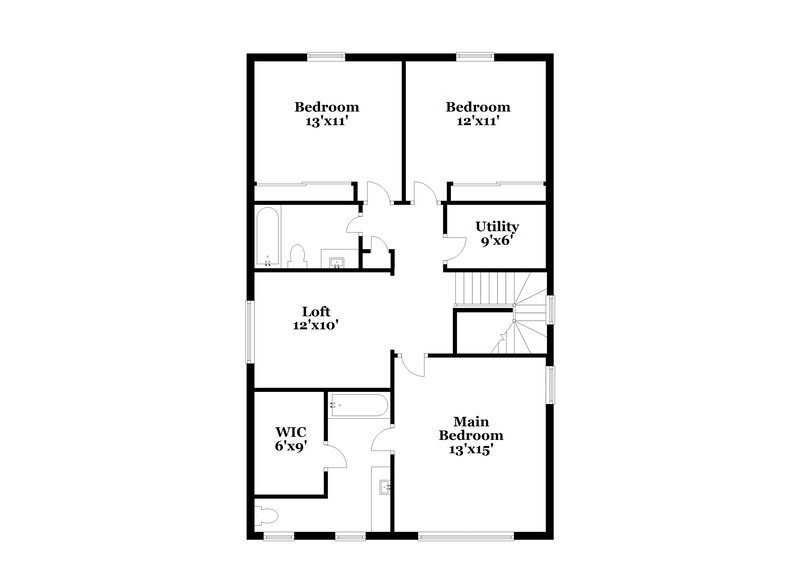 1,870/Mo, 13515 Glasgow Green Ln Charlotte, NC 28213 Floor Plan View