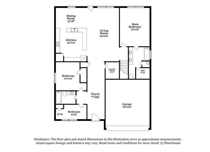 1,960/Mo, 2020 Red Leaf Ct Dallas, NC 28034 Floorplan View