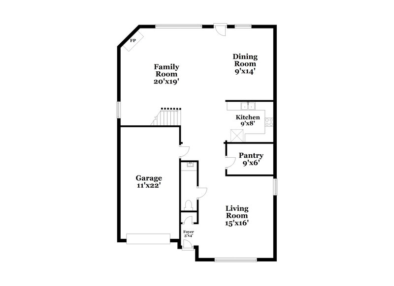 1,965/Mo, 922 Littleton Dr Concord, NC 28025 Floor Plan View