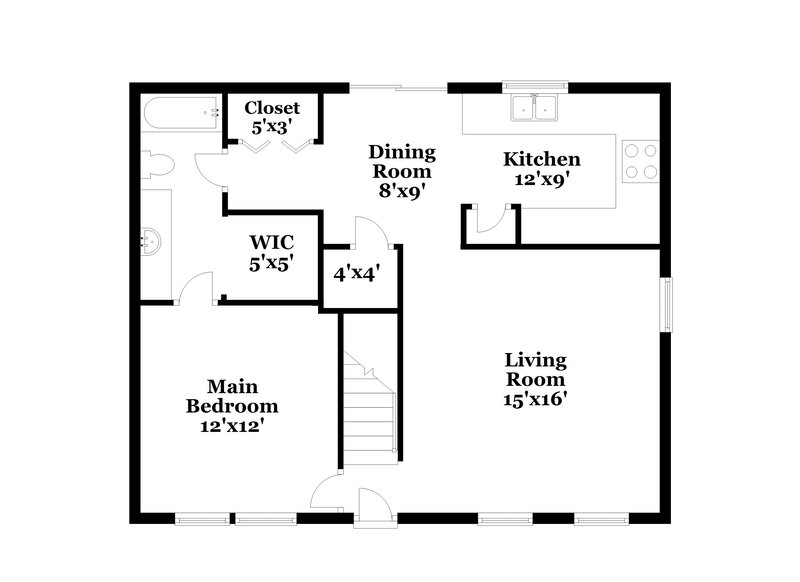 1,755/Mo, 1106 Cason St Belmont, NC 28012 Floor Plan View