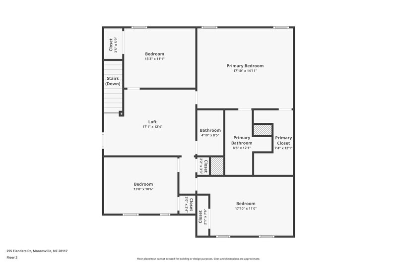 2,060/Mo, 255 Flanders Dr Mooresville, NC 28117 Floor Plan View 2