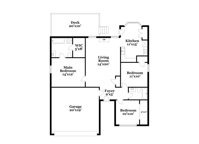1,730/Mo, 4209 4 Winds Ct SW Concord, NC 28027 Floor Plan View
