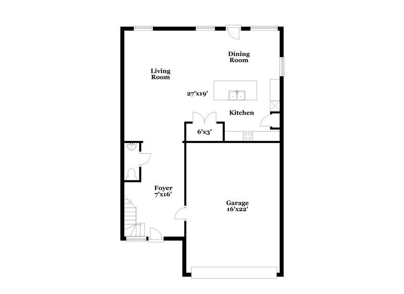 1,915/Mo, 6315 Sydney Mae Charlotte, NC 28262 Floor Plan View 2