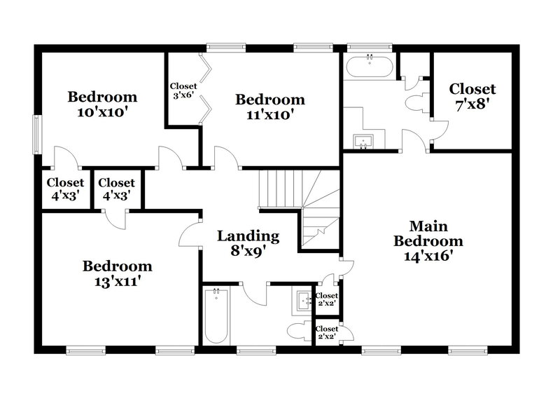 2,340/Mo, 7225 Canyon Dr Charlotte, NC 28262 Floor Plan View 2