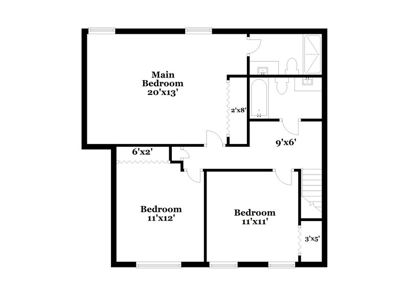 1,825/Mo, 10831 Dungarvon Ct Charlotte, NC 28262 Floor Plan View 2