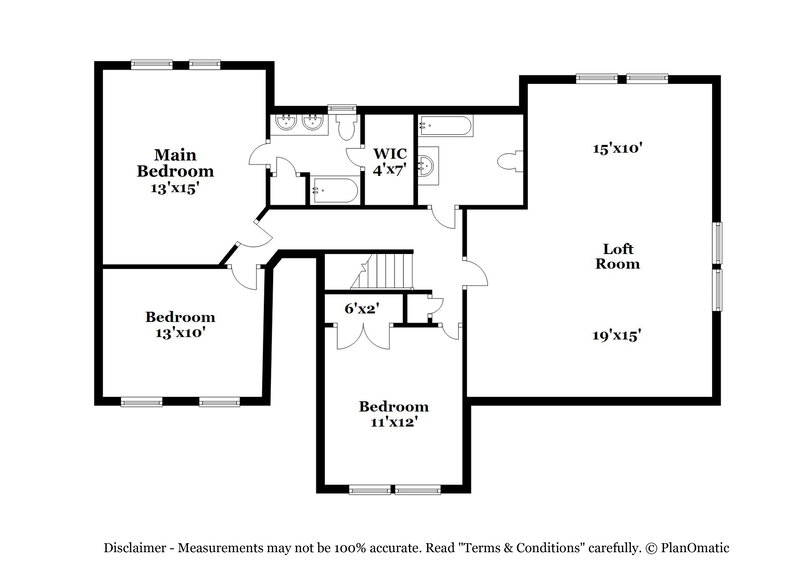 2,325/Mo, 7223 Claiborne Woods Rd Charlotte, NC 28216 Floor Plan View 2