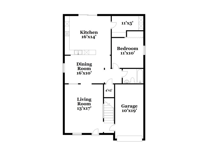 2,230/Mo, 3614 Charterhall Ln Charlotte, NC 28215 Floor Plan View