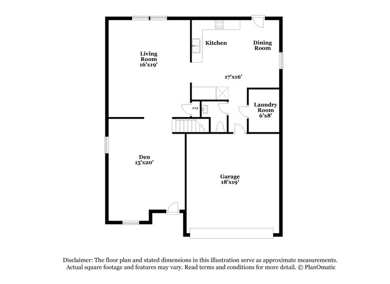 2,395/Mo, 5724 Hammermill Dr Harrisburg, NC 28075 Floor Plan View