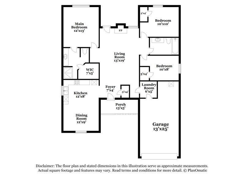 2,620/Mo, 2606 Fence Post Rd Monroe, NC 28110 Floorplan View