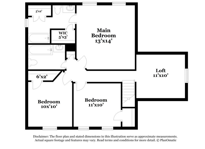 1,815/Mo, 9809 Holly Park Dr Charlotte, NC 28214 Floor Plan View 2