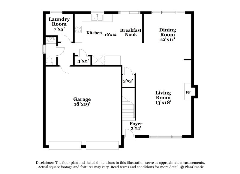 3,110/Mo, 9307 Bellegarde Dr Charlotte, NC 28277 Floor Plan View